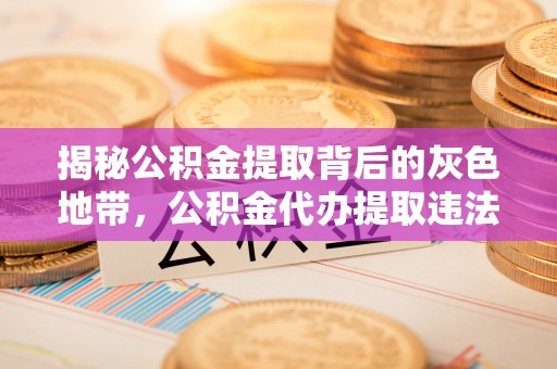 道孚揭秘公积金提取背后的灰色地带，公积金代办提取违法不？